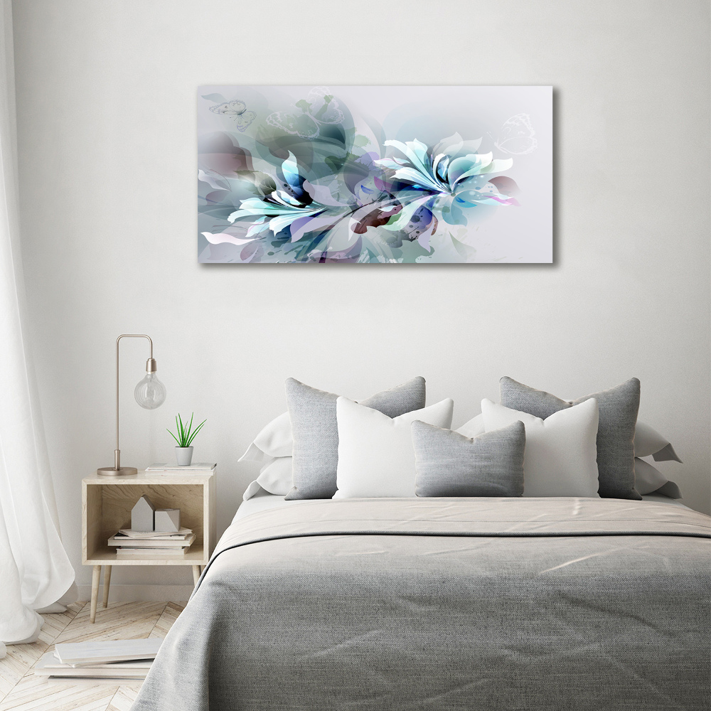 Foto obraz akrylové sklo Abstrakce květiny