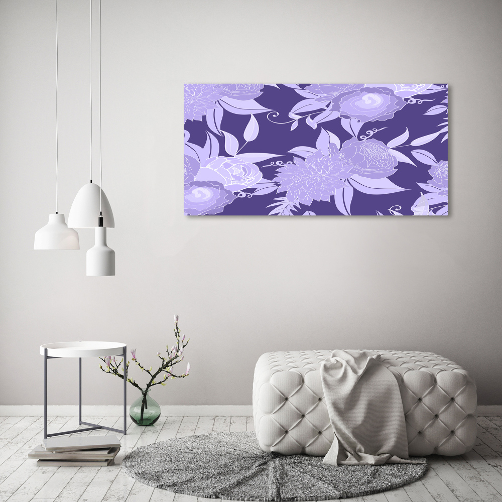 Foto obraz akrylový na stěnu Květinový vzor