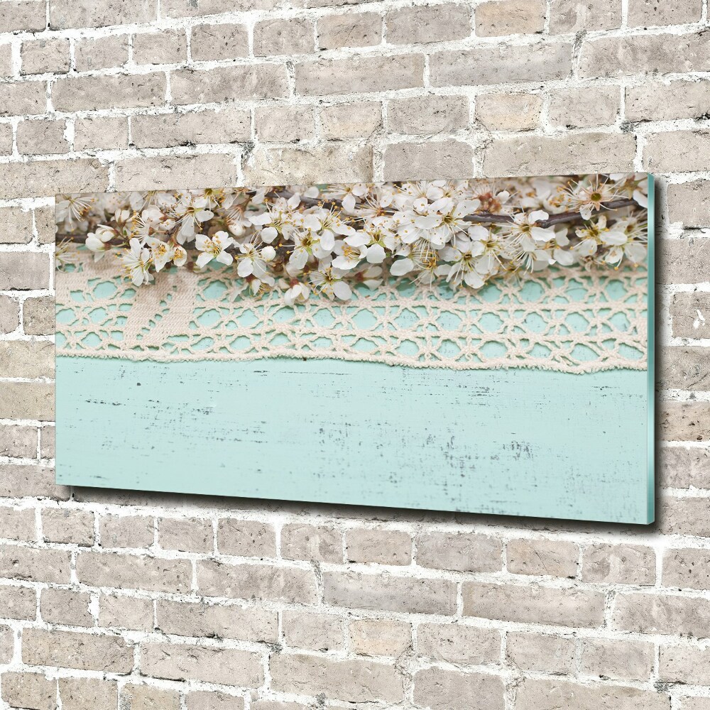 Foto obraz akrylový na stěnu Květy višně