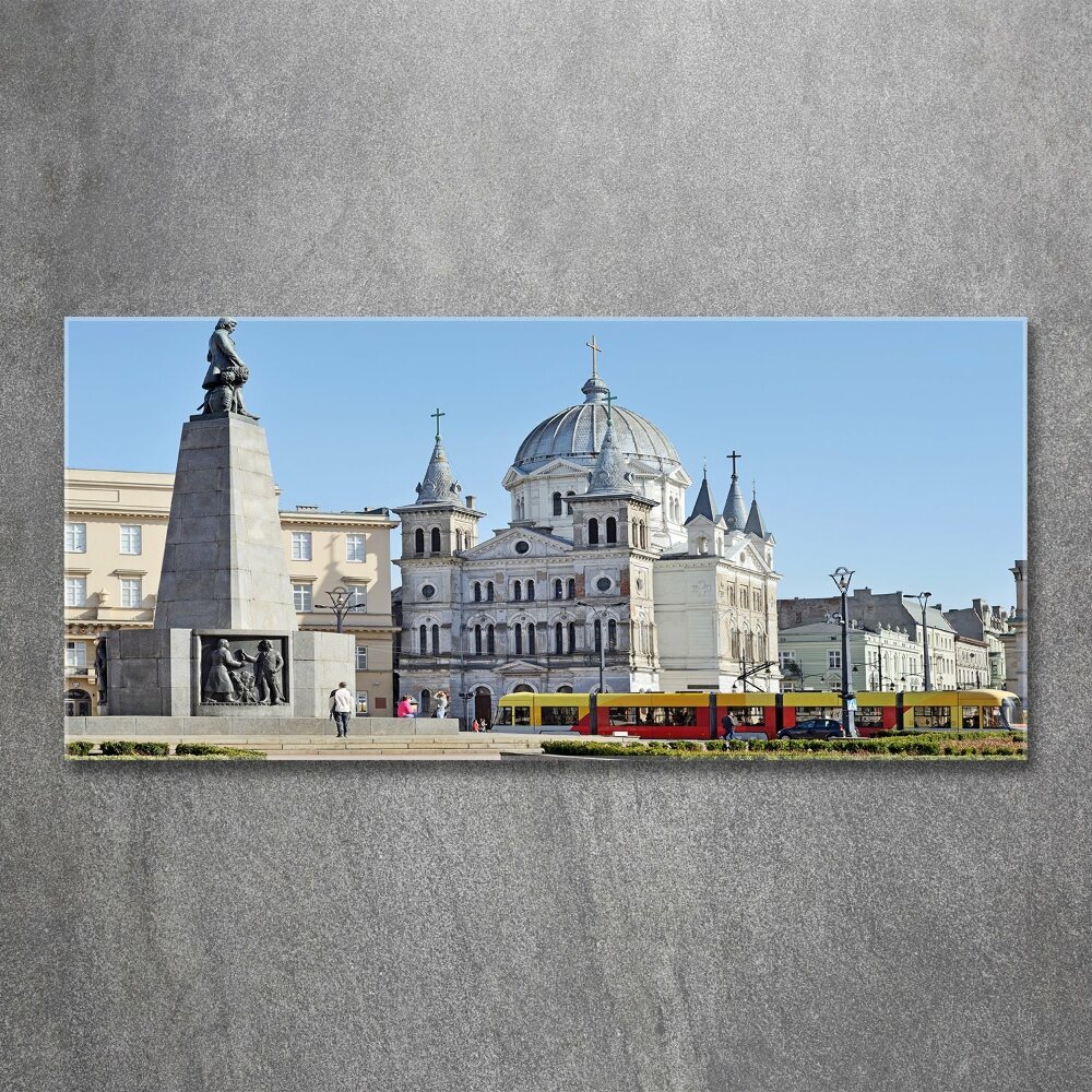 Foto obraz akrylové sklo Náměstí Svobody Lodž