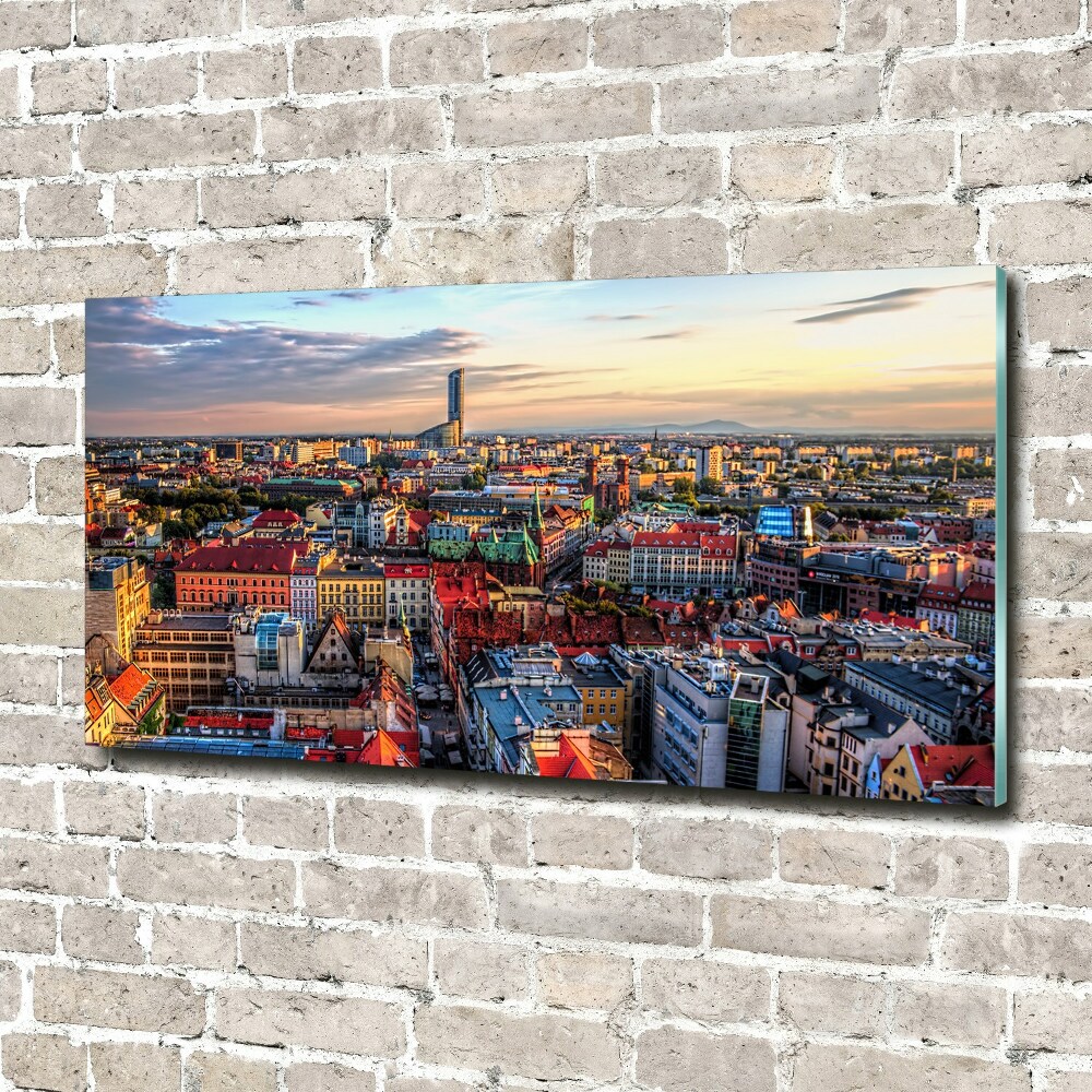 Foto obraz akrylové sklo Panorama Vratislav