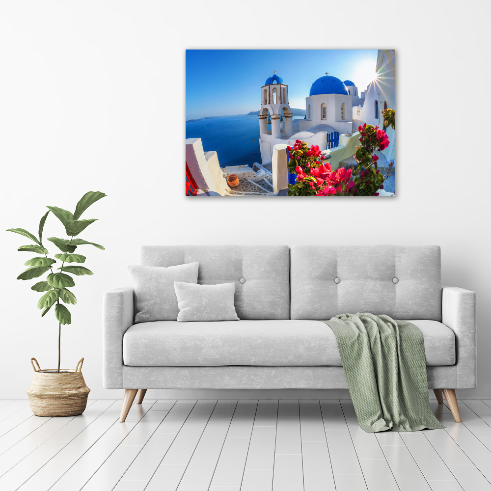 Foto obraz akrylový na stěnu Santorini Řecko