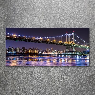 Foto obraz akrylový Most Now York