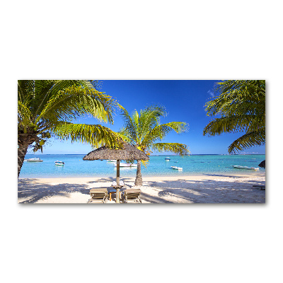Foto obraz akrylový na stěnu Pláž Mauritius
