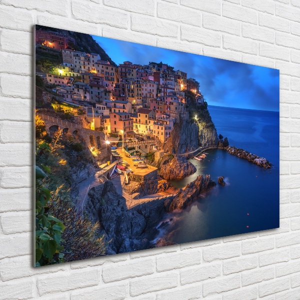 Foto obraz akryl do obýváku Manarola Itálie