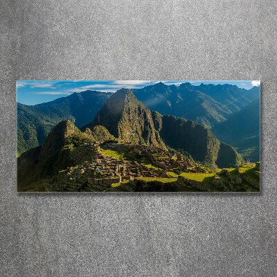 Foto obraz akrylový Zřícenina Machu Pichu
