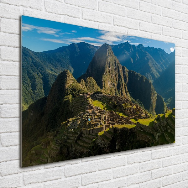 Foto obraz akrylový Zřícenina Machu Pichu