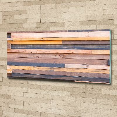 Foto obraz akrylový Dřevěná stěna