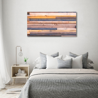 Foto obraz akrylový Dřevěná stěna