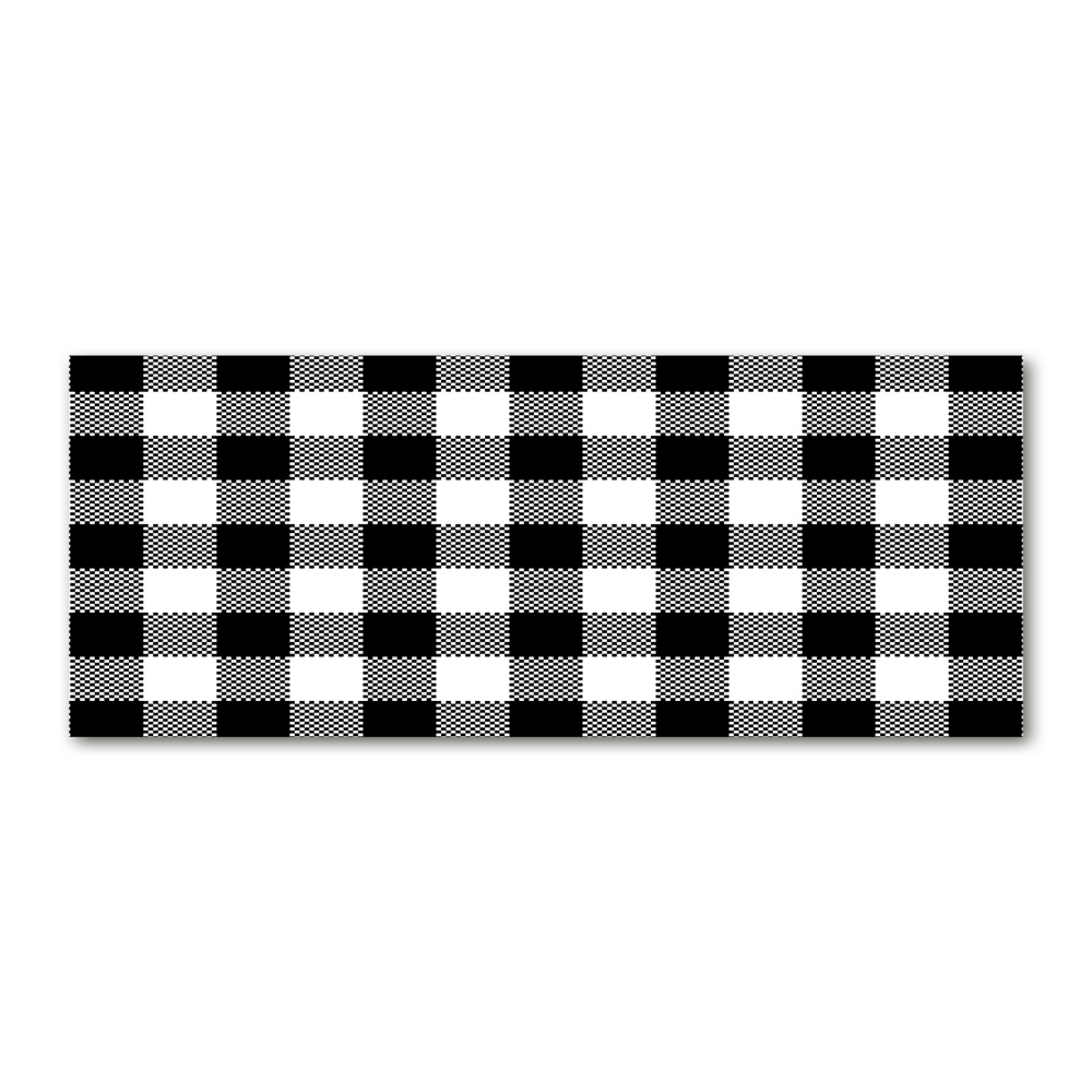 Foto obraz akrylový Černobílá mříž