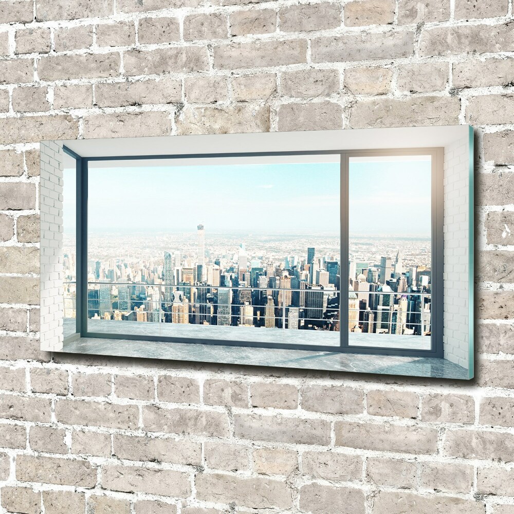 Foto obraz akryl do obýváku Pohled na město
