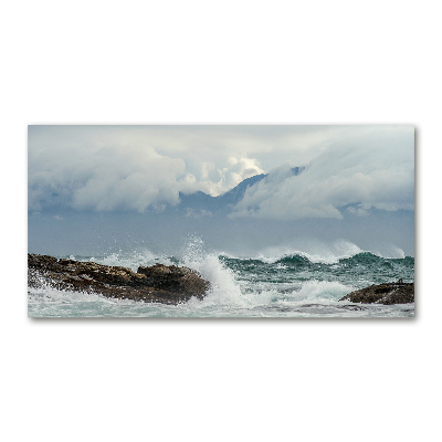 Foto obraz akrylový Rozbouřené moře