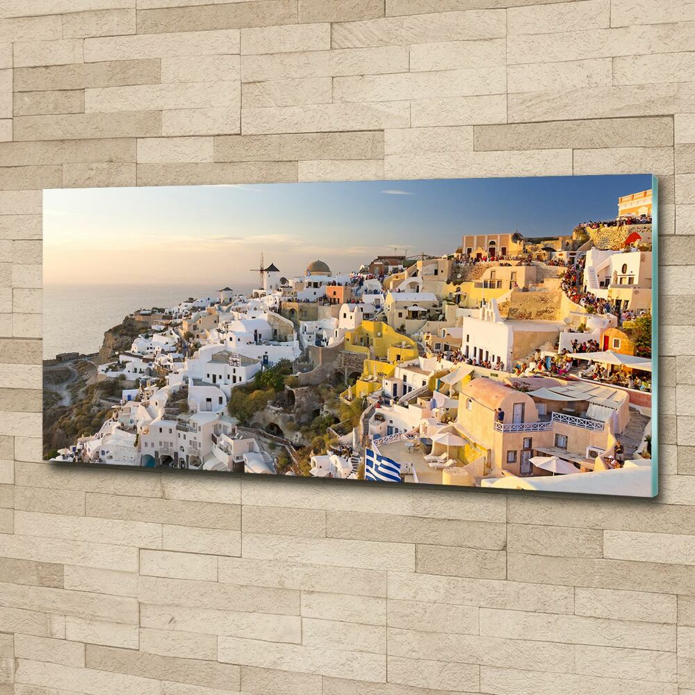 Foto obraz akrylové sklo Santorini Řecko