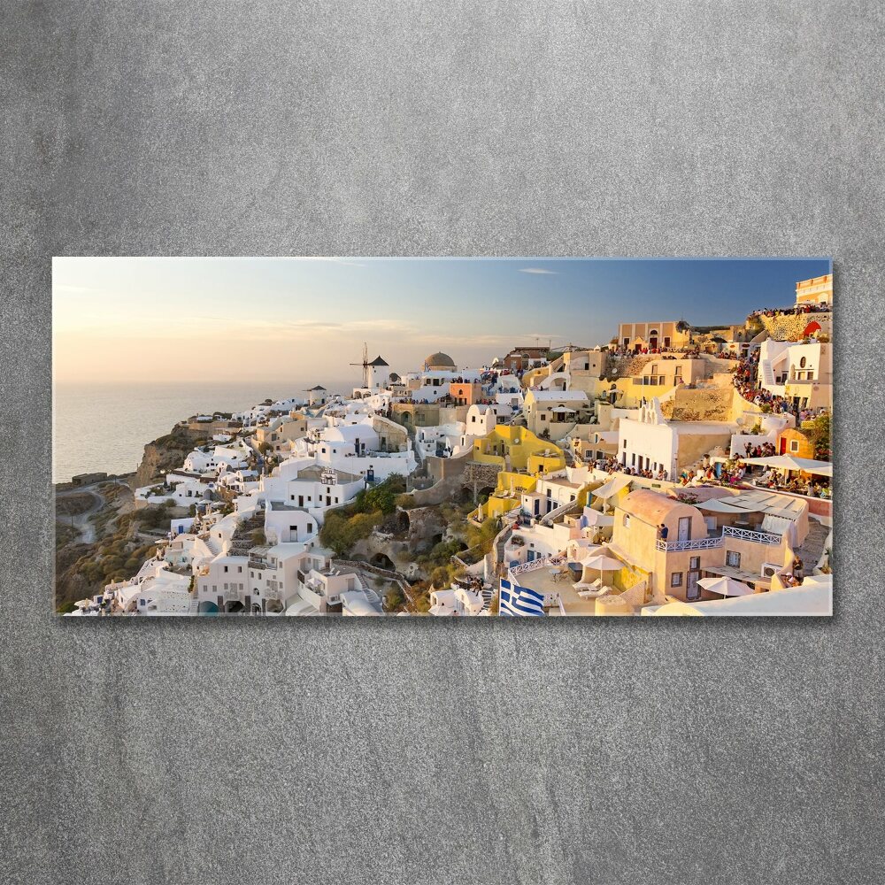 Foto obraz akrylové sklo Santorini Řecko