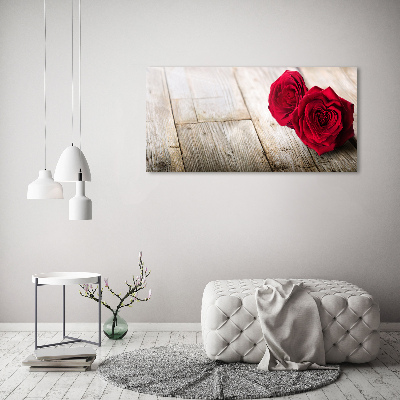 Foto obraz akryl do obýváku Růže na stromě