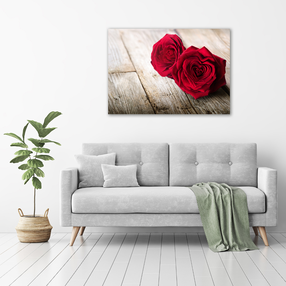 Foto obraz akryl do obýváku Růže na stromě