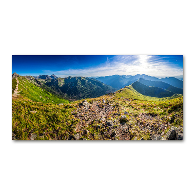 Foto obraz akryl do obýváku Horská panorama