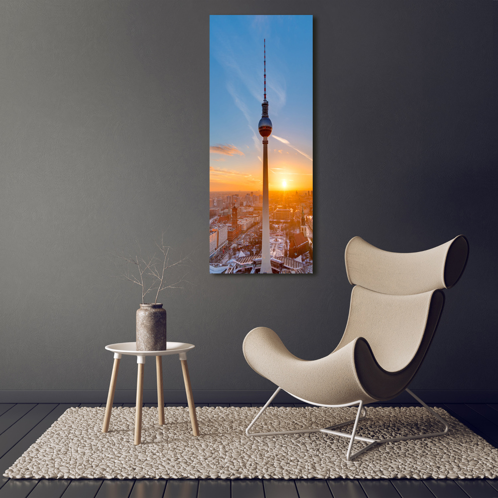 Foto obraz akrylový vertikální Televizní věž