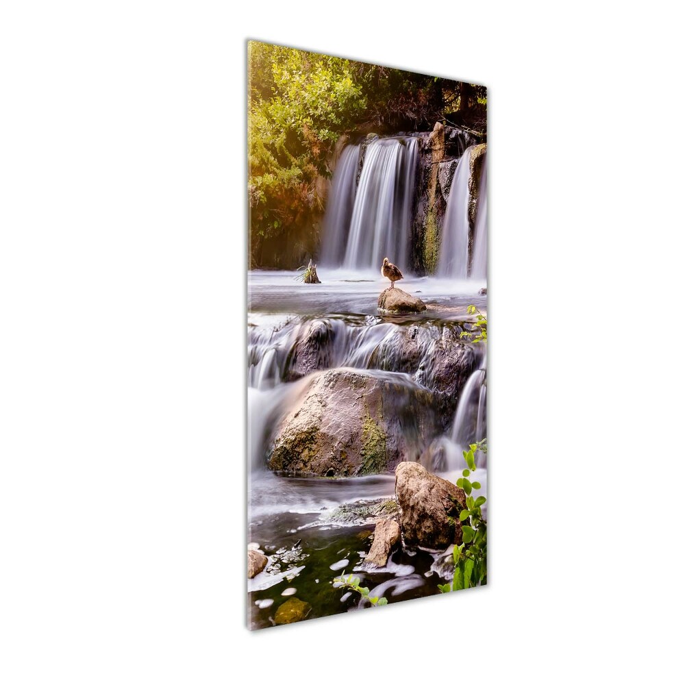 Foto obraz akrylový na stěnu vertikální Vodopád