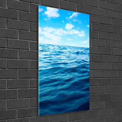 Moderní akrylový fotoobraz vertikální Mořská voda