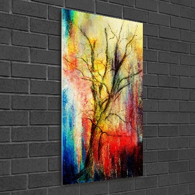 Foto obraz akrylový vertikální Abstraktní strom