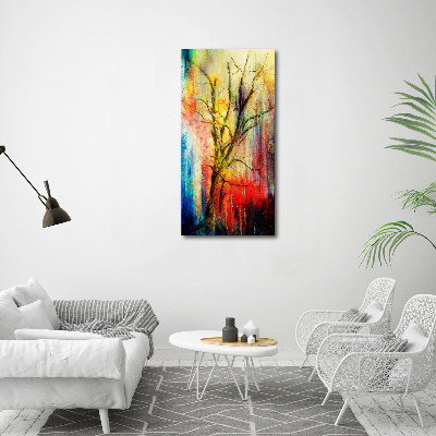 Foto obraz akrylový vertikální Abstraktní strom