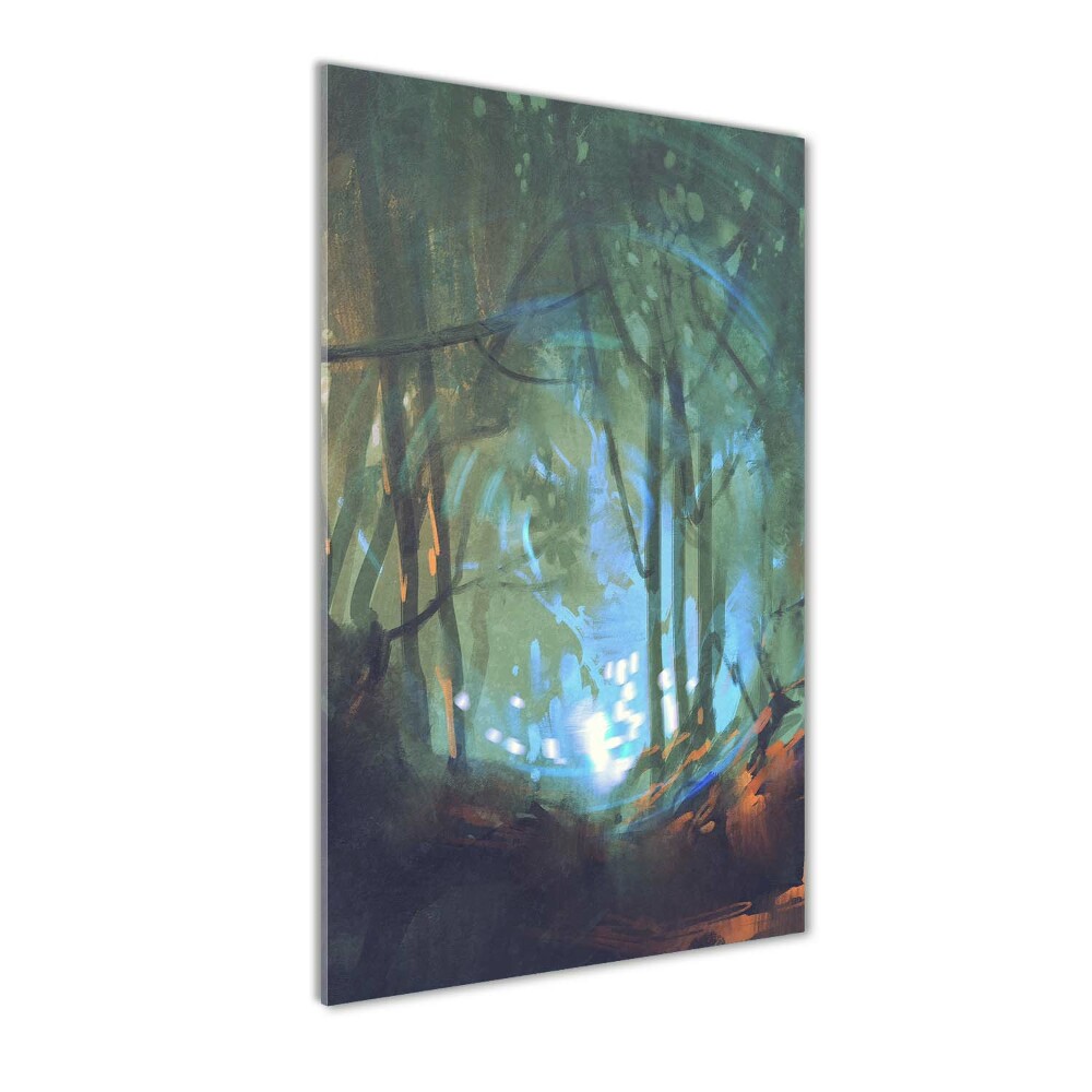 Foto obraz akrylový do obýváku vertikální Mytický les