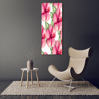Foto obraz akrylový vertikální Tropické květiny