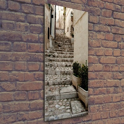 Foto obraz akrylové sklo vertikální Hezká ulička