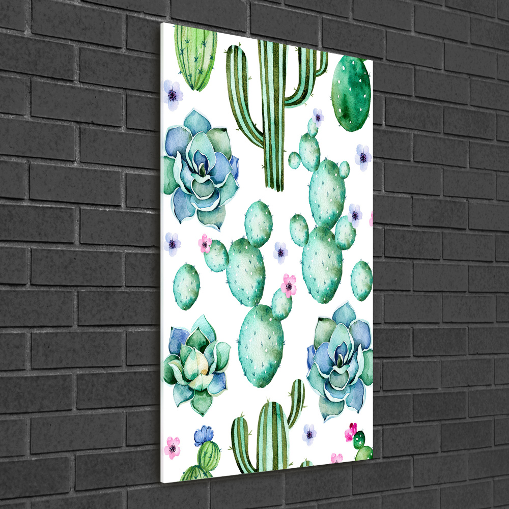 Foto obraz akrylový na stěnu vertikální Kaktusy