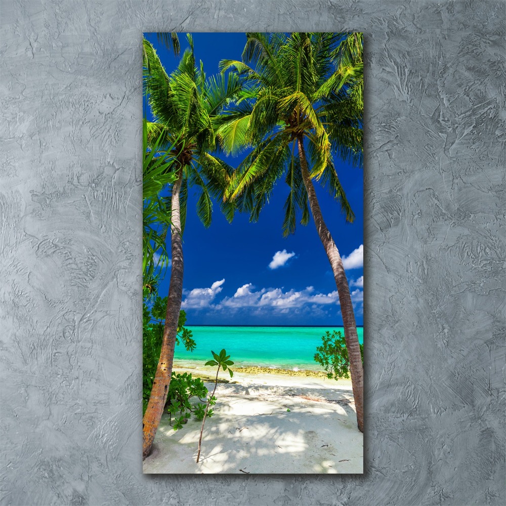 Foto obraz akrylové sklo vertikální Tropická pláž