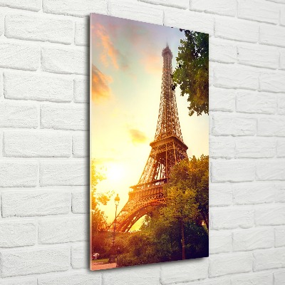 Foto obraz akrylový vertikální Eiffelová věž Paříž