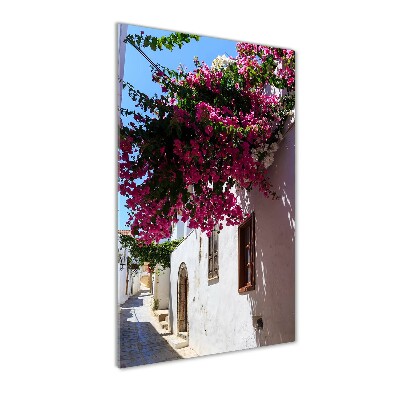 Moderní akrylový fotoobraz vertikální Rhodos Řecko