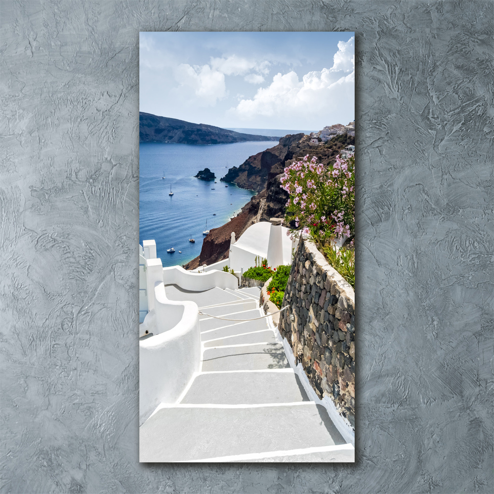 Foto obraz akrylové sklo vertikální Santorini Řecko