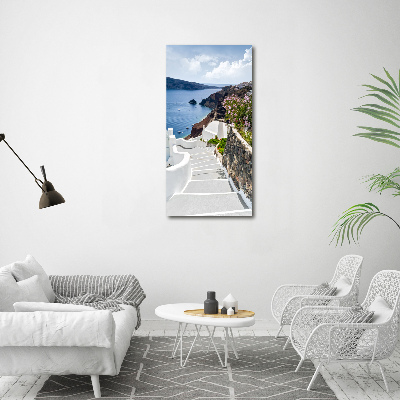 Foto obraz akrylové sklo vertikální Santorini Řecko
