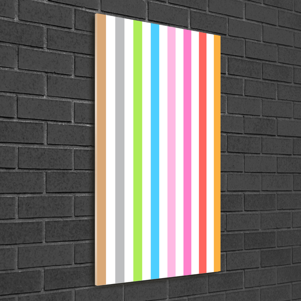 Foto obraz akryl do obýváku vertikální Barevné pásky