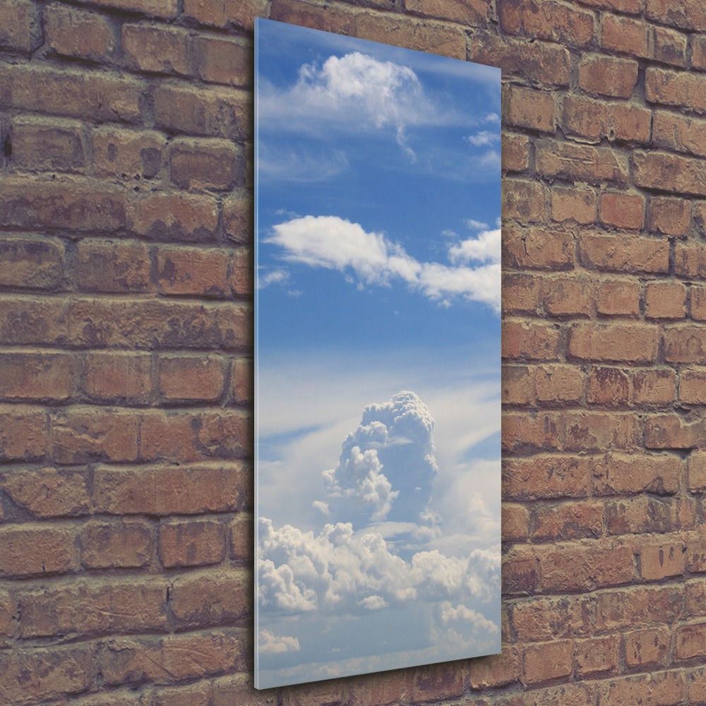 Foto obraz akrylové sklo vertikální Mraky na nebi