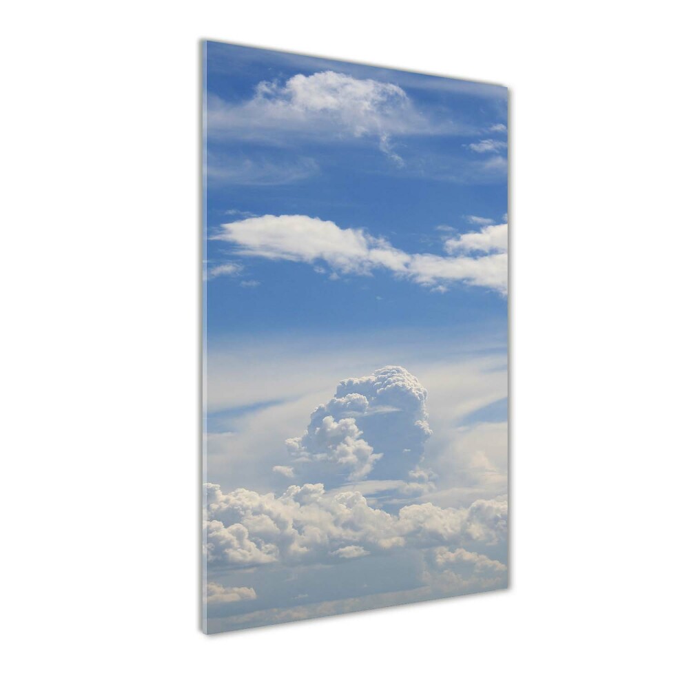 Foto obraz akrylové sklo vertikální Mraky na nebi