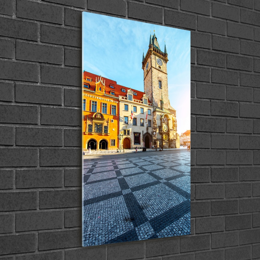 Moderní akrylový fotoobraz vertikální Praha Česká republika