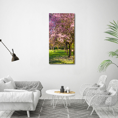 Moderní akrylový fotoobraz vertikální Višně