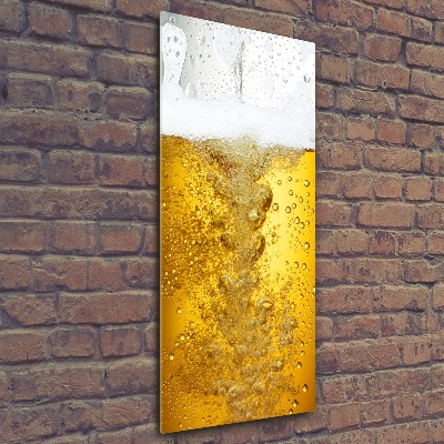Moderní obraz fotografie na akrylu vertikální Pivo