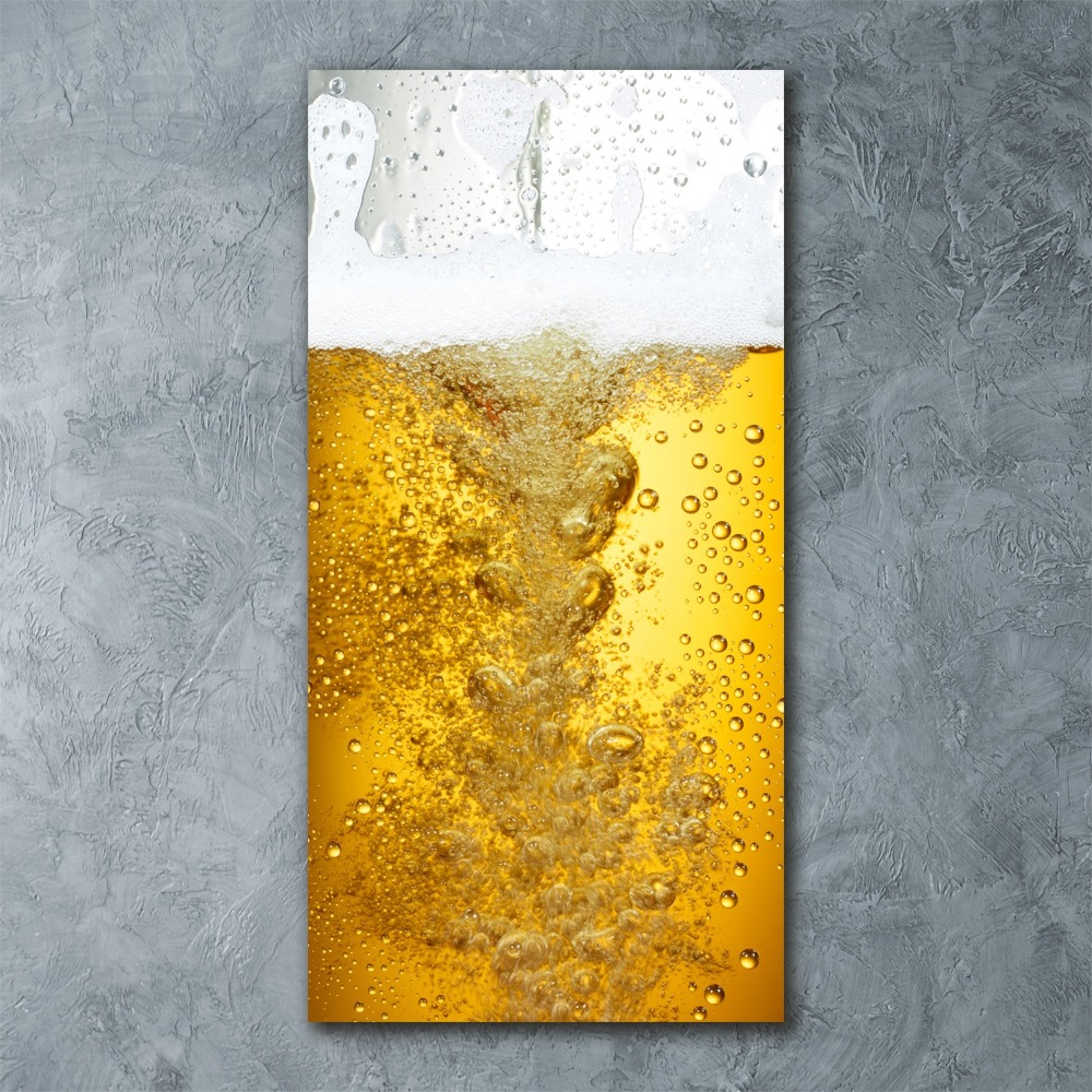 Moderní obraz fotografie na akrylu vertikální Pivo
