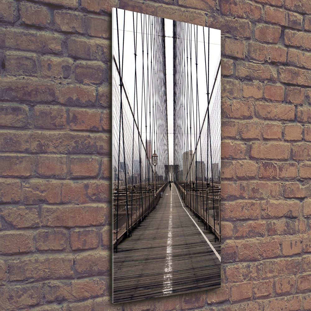 Foto obraz akrylové sklo vertikální Brooklynský most