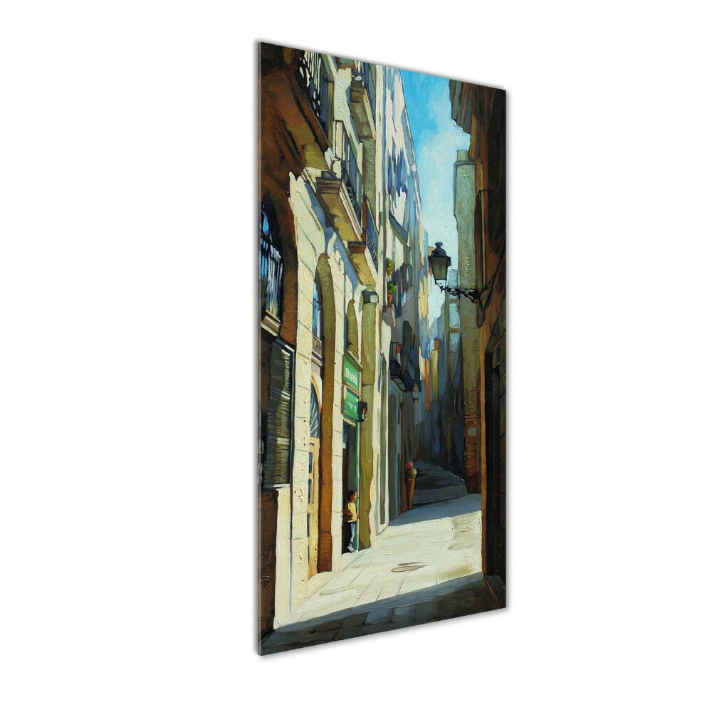 Foto obraz akrylové sklo vertikální Ulice Barcelony
