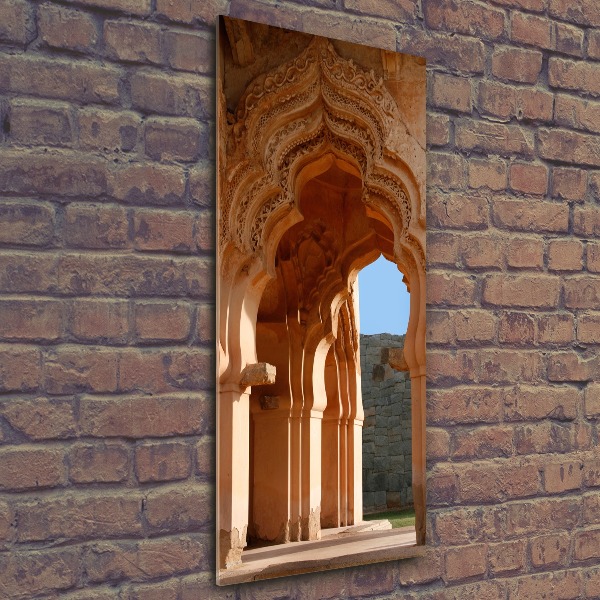 Foto obraz akrylový vertikální Lotus Mahal Hampi