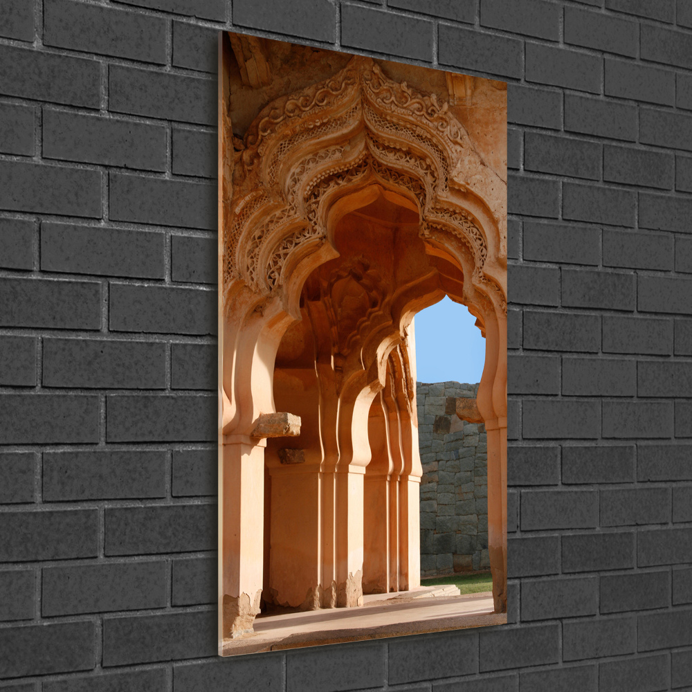 Foto obraz akrylový vertikální Lotus Mahal Hampi