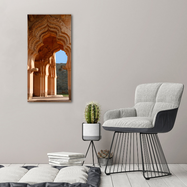 Foto obraz akrylový vertikální Lotus Mahal Hampi