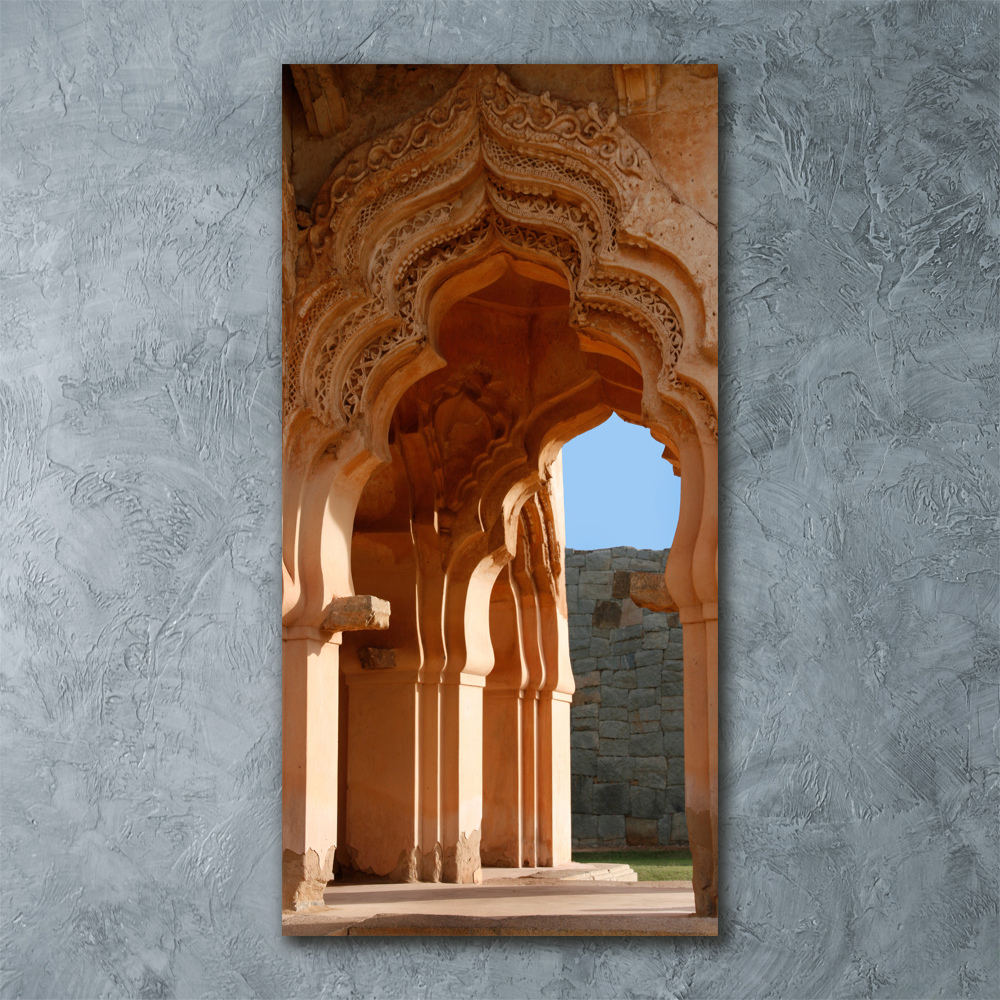 Foto obraz akrylový vertikální Lotus Mahal Hampi