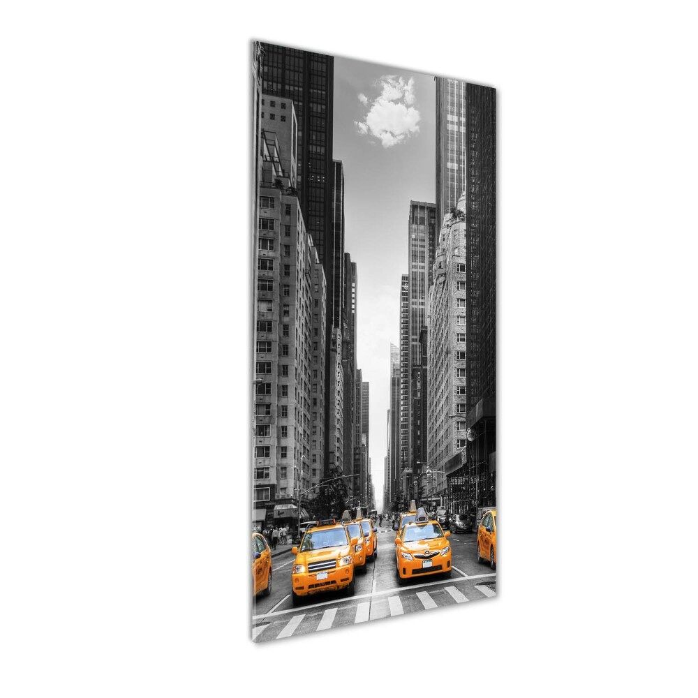 Foto obraz akrylový vertikální Taxi New York
