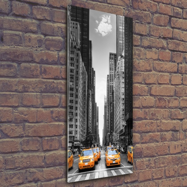 Foto obraz akrylový vertikální Taxi New York